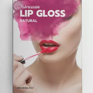 Imagen de portada para Ebook Curso cosmética natural , fabricación de lip gloss