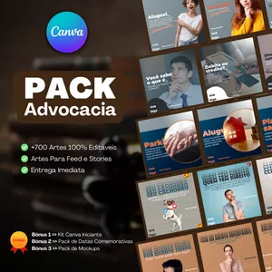 Pack Canva Para Advocacia