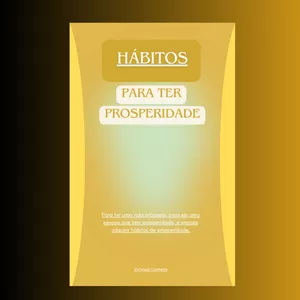 Imagem de capa para o Ebook Hábitos de Prosperidade