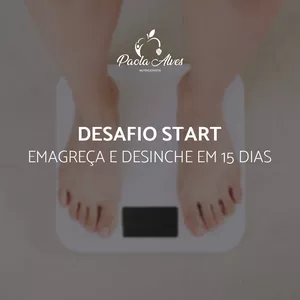 Imagem de capa para o Ebook Desafio START: Emagreça e Desinche em 15 Dias! 🌟
