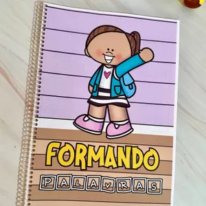 Imagem de capa para o Ebook Apostila - Formando Palavras 