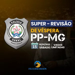 Imagem principal do produto AULÃO DE VÉSPERA POLÍCIA PENAL MG