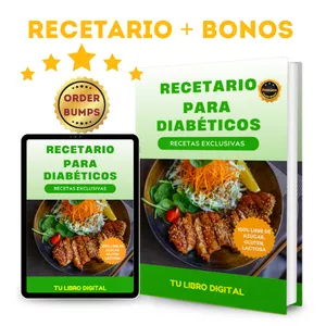Imagen de portada para Ebook +100 Recetas Saludables Para Diabéticos