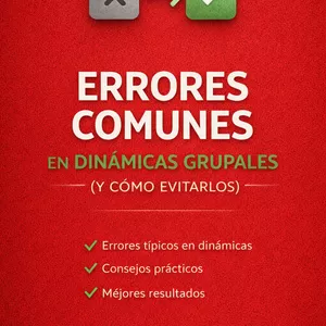 Imagen de portada para Ebook Errores Comunes en Dinámicas Grupales (y Cómo Evitarlos)