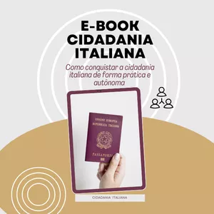 Imagem de capa para o Ebook Cidadania Italiana 