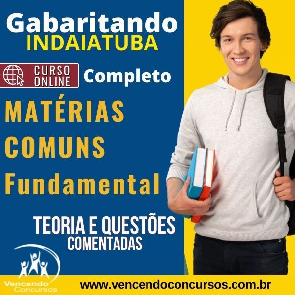 Imagem do curso Curso Online Indaiatuba - Ensino Fundamental - Vários Cargos