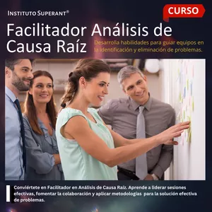 Imagen de portada para Curso online Facilitador en Análisis de Causa Raíz – Curso Práctico Paso a Paso con Apoyo de Inteligencia Artificial