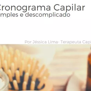 Imagem de capa para o Ebook Cronograma Capilar- Simples e descomplicado