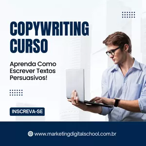 Imagem do curso Curso de CopyWriting – Aprenda Como Escrever Textos Persuasivos