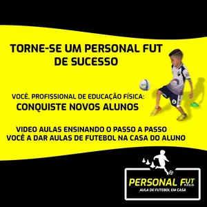 Imagem de capa para o Curso online Personal Fut Kids, Aula de Futebol em Casa.