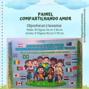 Imagem de capa para o Ebook Painel Missões 💕 Jesus nos Chama