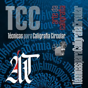 Imagem de capa para o Curso online TCC –&nbsp;Técnicas para Caligrafia Circular