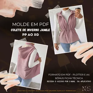 Imagem de capa para o Curso online ✨[Molde em PDF] - Colete de Inverno Jamile ID 4056225 