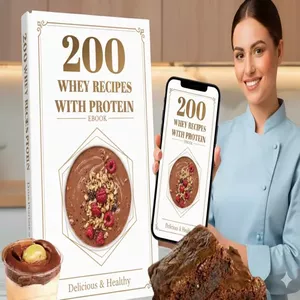 Cover image for Ebook 200 Delicious Whey Protein Sweet Recipes