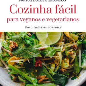 Imagem de capa para o Ebook Cozinha Fácil  para Veganos e Vegetarianos