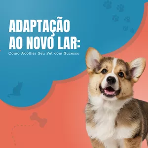 Imagem de capa para o Ebook Adaptação ao Novo Lar: Como Acolher Seu Pet com Sucesso