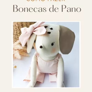 Imagem de capa para o Ebook Boneca de Pano Artesanal