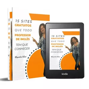 Imagem de capa para o Ebook 15 sites que vão salvar a vida dos teachers de inglês!