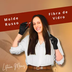 Imagem de capa para o Ebook Design de unhas com Molde Russo e Fibra de Vidro