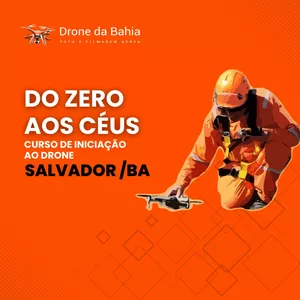 Imagem de capa para o Evento presencial Curso de drone: do zero aos céus (aula presencial em Salvador, Bahia)