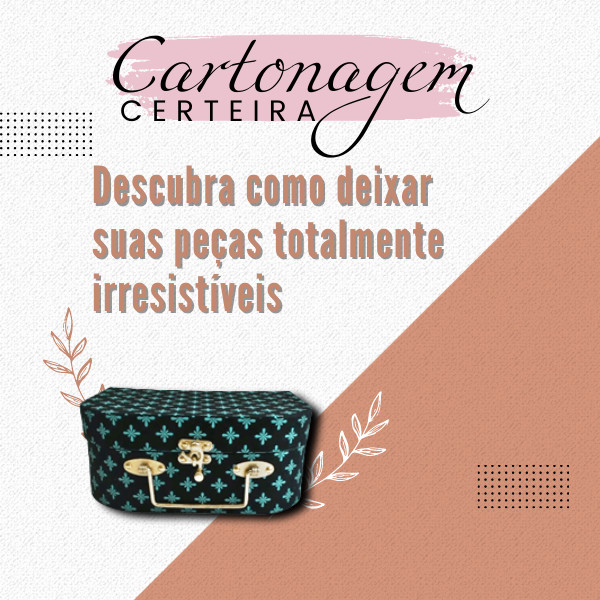 Imagem do curso Cartonagem Certeira Total