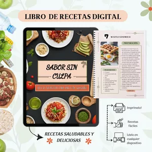 Imagen de portada para Curso online Ebook de recetas saludables-Sabor sin culpa