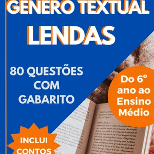 Imagem de capa para o Ebook GÊNERO TEXTUAL LENDAS E CONTOS