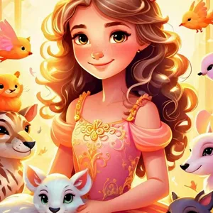 Imagem de capa para o Ebook As Aventuras das  Princesas e seus  Animaizinhos