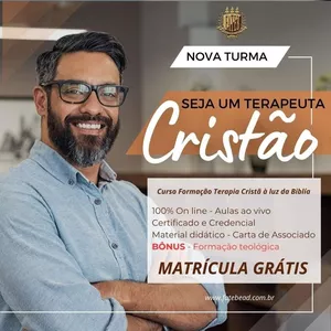 Imagem de capa para o Curso online Terapeuta Cristão. Formação Terapeuta na Abordagem Eclesiástica.