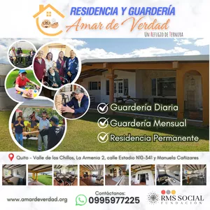 Imagen de portada para Curso online PAGO RESIDENCIA Y GUARDERÍA AMAR DE VERDAD