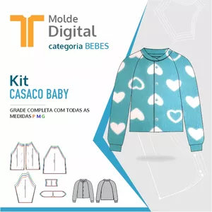Imagem de capa para o Curso online kit molde Digital Casaco Baby