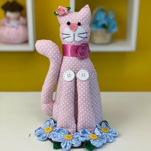 Imagem de capa para o Curso online Moldes e Vídeo Aula Gata Peso de Porta