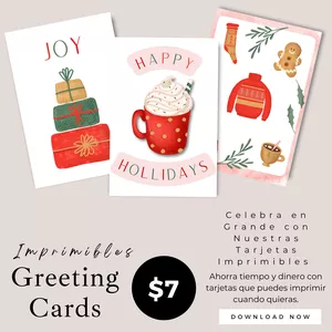 Cover image for Online course Tarjetas Navideñas Imprimibles