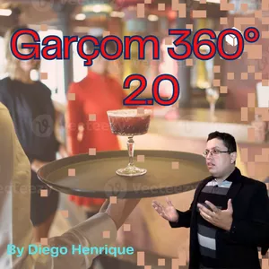 Imagem de capa para o Curso online GARÇOM 360 2.0