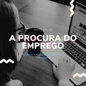 Imagem do curso Procurando emprego.  Dicas para encontrar o emprego ideal.