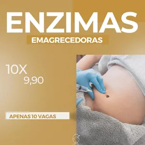 Imagem de capa para o Ebook ENZIMAS EMAGRECEDORAS 10x9,90