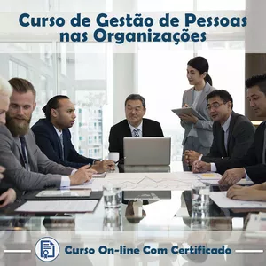Imagem de capa para o Curso online Curso de Gestão de Pessoas nas Organizações
