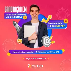 Imagem do curso Graduação em Análise e Desenvolvimento de Sistemas Ead