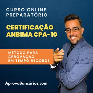 Imagem do curso Curso Preparatório para ANBIMA CPA-10 Descomplicado - Prof. Jefferson