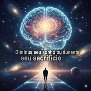 Imagem de capa para o Ebook Diminua seu SONHO ou aumente seu SACRIFÍCIO. 