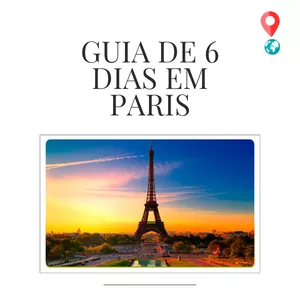 Imagem de capa para o Ebook ROTEIRO COMPLETO de 6 dias em PARIS!