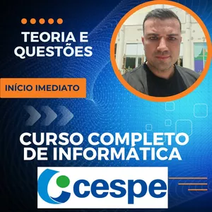Imagem de capa para o Curso online Curso de Informática para o Cespe/Cebraspe 