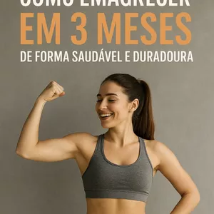 Imagem de capa para o Ebook COMO EMAGRECER EM 3 MESES 