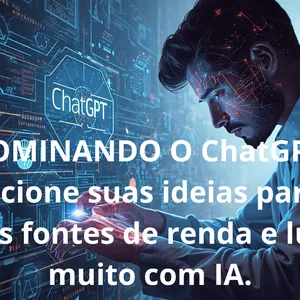 Imagem do curso DOMINANDO O ChatGPT: Revolucione suas ideias para criar novas fontes de renda e lucrar muito com IA.
