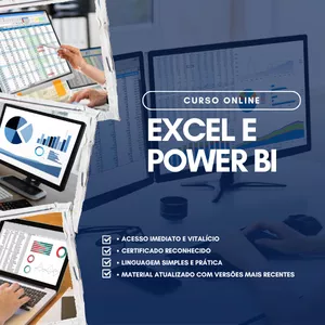 Imagem do curso Curso de Excel e Power BI - Do básico ao avançado