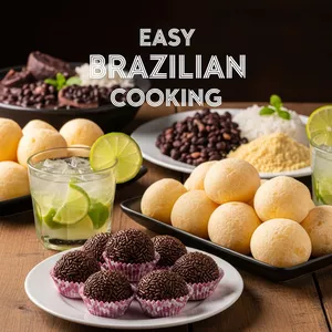 Cover image for Ebook EASY BRAZILIAN COOKING - RECEITAS BRASILEIRAS FÁCEIS