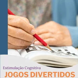 Imagem de capa para o Ebook Estimulação Cognitiva: Jogos Divertidos para Adultos e Idosos