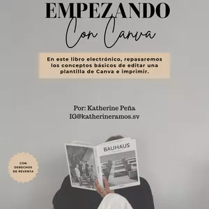 Imagen de portada para Ebook Empezando con CANVA 2025