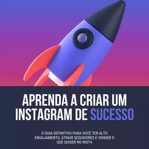 Imagem de capa para o Ebook Instagram de sucesso