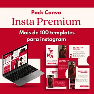 Imagem de capa para o Curso online Pack Canva Insta Premium
